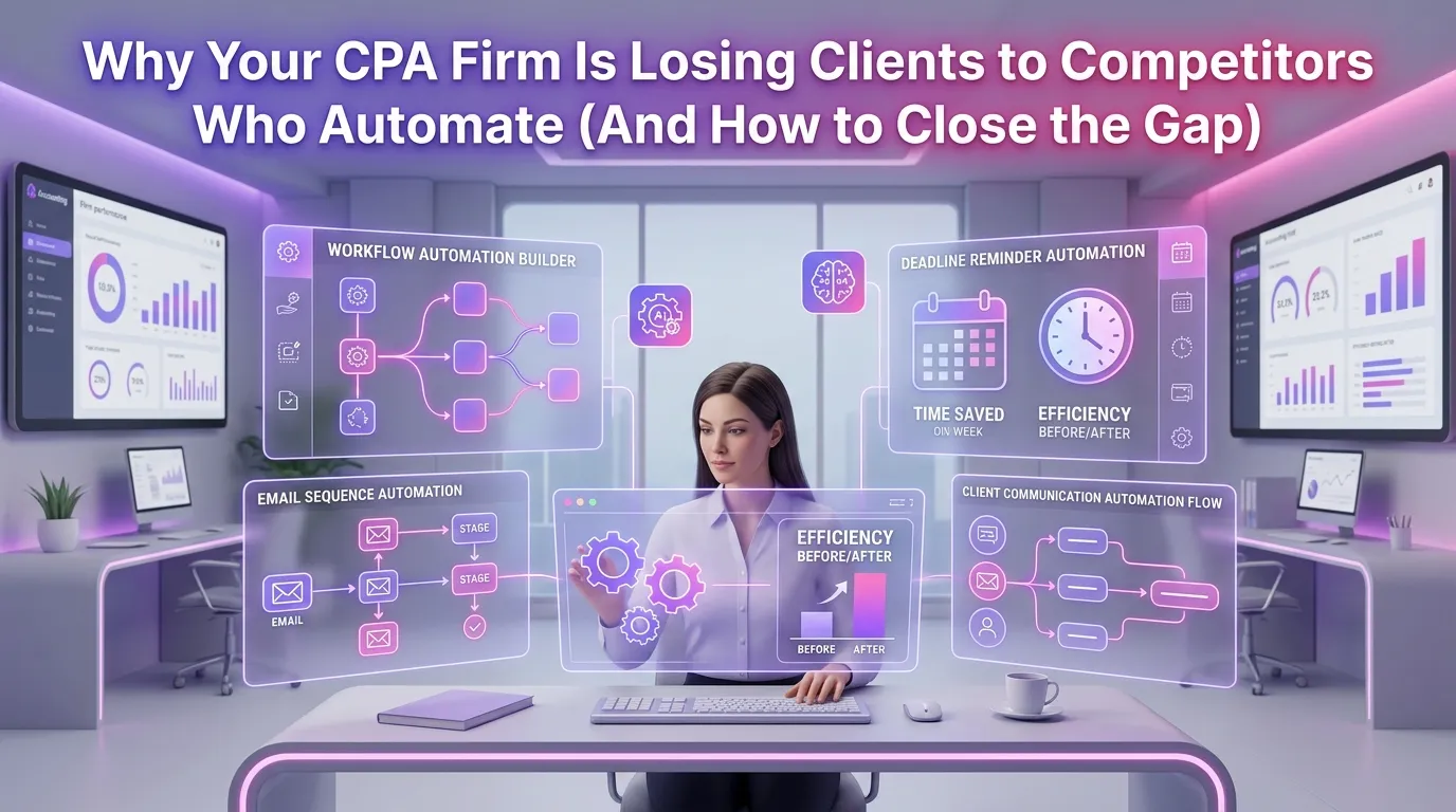 Why Your CPA Firm Is Losing Clients to Competitors Who Automate (And How to Close the Gap)