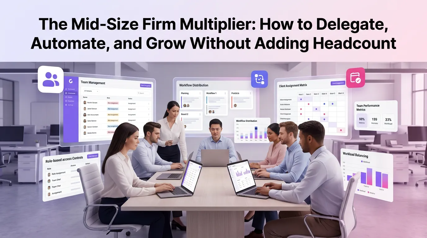 The Mid-Size Firm Multiplier: How to Delegate, Automate, and Grow Without Adding Headcount