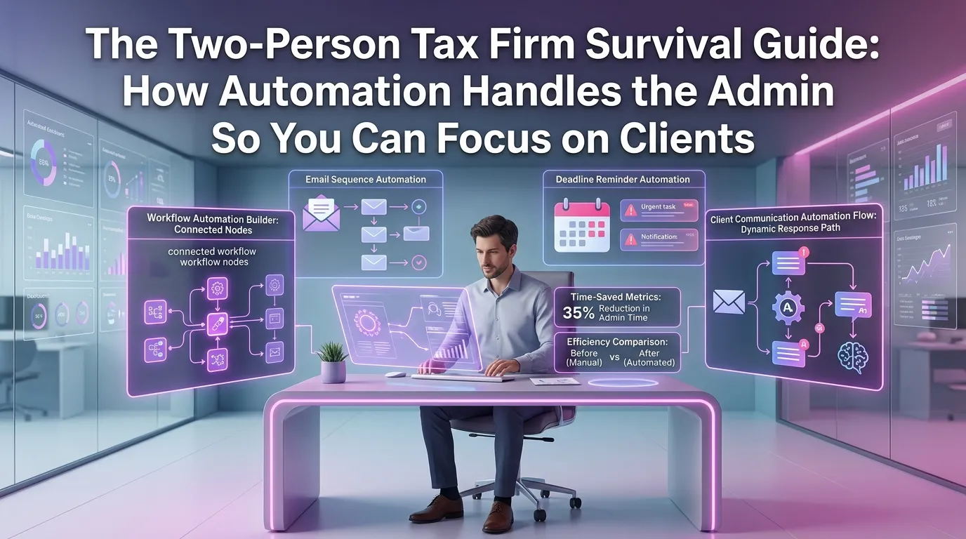 The Two-Person Tax Firm Survival Guide: How Automation Handles the Admin So You Can Focus on Clients