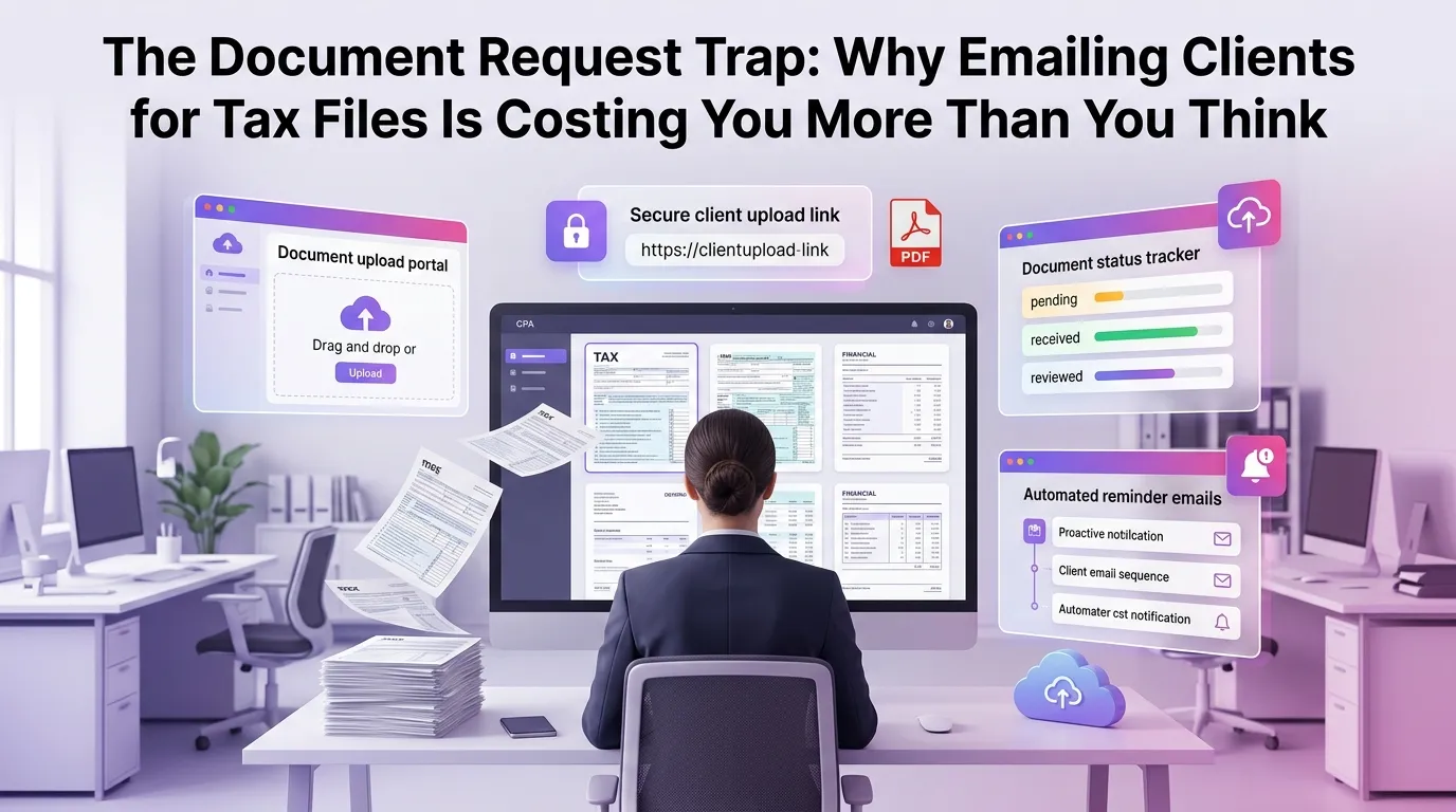 The Document Request Trap: Why Emailing Clients for Tax Files Is Costing You More Than You Think